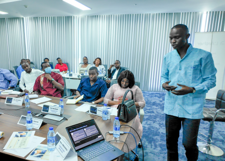 Ibrahim Nouradine à la conférence Je consomme congolais, 2024